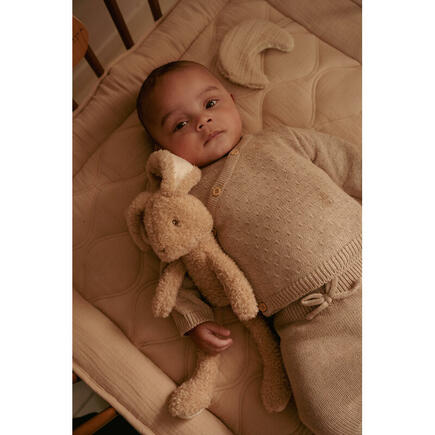 Grande peluche Lapin Newborn Naturals Beige LITTLE DUTCH - 3