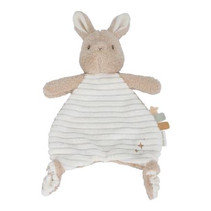Doudou Lapin Newborn Naturals Beige et blanc LITTLE DUTCH