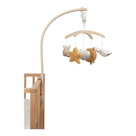 Mobile musical en bois Newborn Naturals Multicolore LITTLE DUTCH - 11