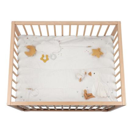Tapis de parc Newborn Naturals Blanc LITTLE DUTCH - 3