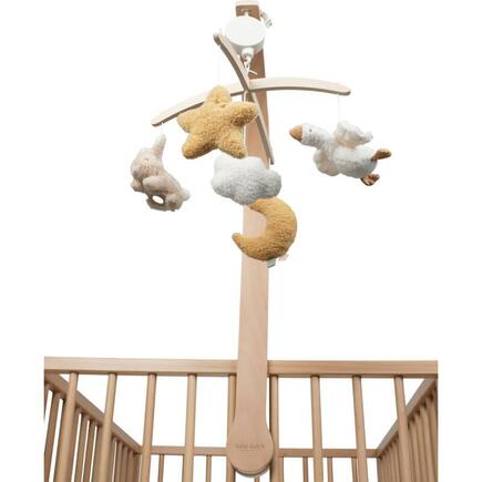 Mobile musical en bois Newborn Naturals Multicolore LITTLE DUTCH - 4