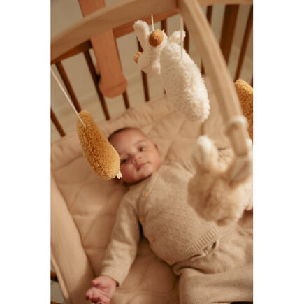 Mobile musical en bois Newborn Naturals Multicolore LITTLE DUTCH - 13