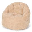Pouf bouclette Newborn Naturals Beige LITTLE DUTCH