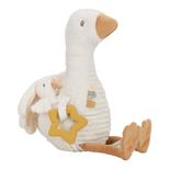 Peluche d'activité Oie Newborn Naturals Blanc