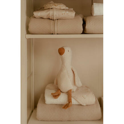 Grande peluche Oie Newborn Naturals Blanc LITTLE DUTCH - 4