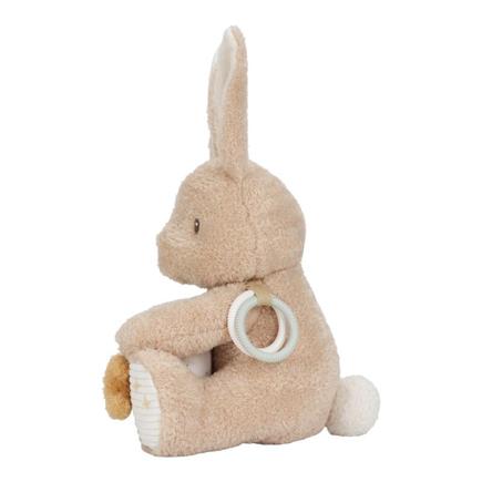 Peluche d'activité Lapin Newborn Naturals Beige LITTLE DUTCH - 4
