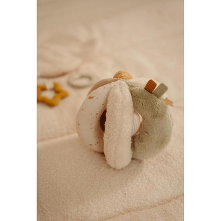 Balle de préhension Newborn Naturals Multicolore LITTLE DUTCH - 5
