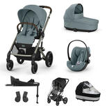 Poussette TRIO Balios S Lux + Nacelle Cot S Lux + Siège auto Cloud G Plus SET XL Stormy Blue