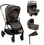 Poussette TRIO Triv Next + Siège-auto Pipa Next + Nacelle Mixx Thunder + Base Curv offerte