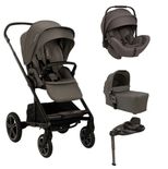 Poussette TRIO Mixx Next + Siège-auto Arra Flex + Nacelle Mixx Thunder + Base Curv offerte
