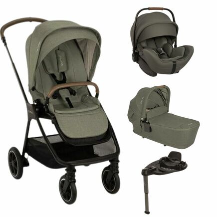 Poussette TRIO Triv Next + Siège-auto Arra Flex + Nacelle Lytl Pine + Base Curv offerte NUNA