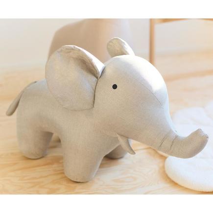 Peluche Eléphant lin - Beige CHILDHOME - 3