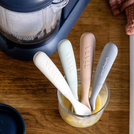 Lot de 4 Cuillères 1er Âge Silicone Natural BEABA - 3