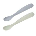 Lot de 2 Cuillères 1er Âge Silicone Galet
