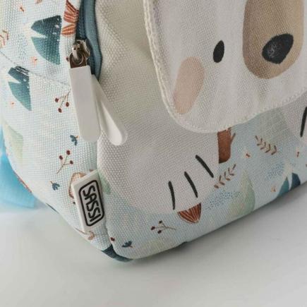 Mini sac à dos A5 Munchy l'ours Blanc SASSI - 4