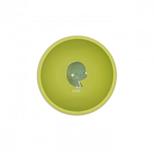 Bol en silicone à ventouse Cracky le dinosaure Vert