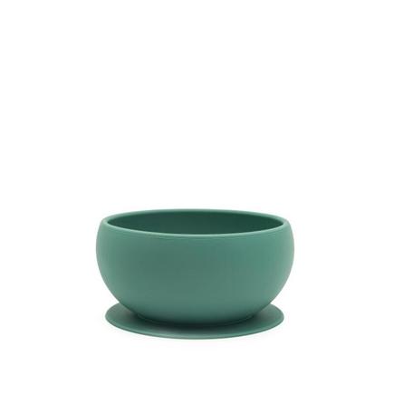 Bol en silicone à ventouse Crunchy le renard Vert d'eau SASSI - 2