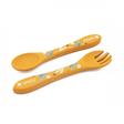 Couverts en silicone Chompy le lion Jaune SASSI - 2