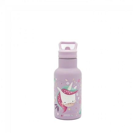 Gourde en inox Sparkly la licorne 500 ml Violet SASSI