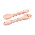 Couverts en silicone Slurpy la pieuvre Rose SASSI - 2