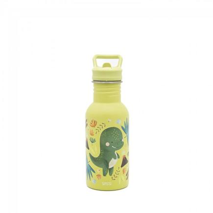 Gourde en inox Cracky le dinosaure 500 ml Vert SASSI