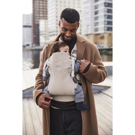Porte bébé HARMONY mélange tissé - Beige clair BABYBJÖRN - 16