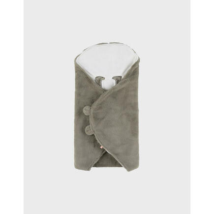 M&M25 Couverture Promenade fausse fourrure - Kaki NOUKIE 'S