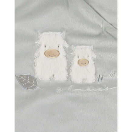 F&O Gigoteuse sauge 100cm, Veloudoux - Fluffy - Vert NOUKIE 'S - 3