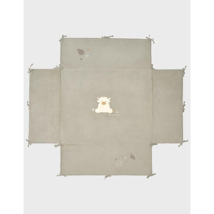 F&O Tapis de parc avec bords 75x95cm - Veloudoux - Vert NOUKIE 'S - 2