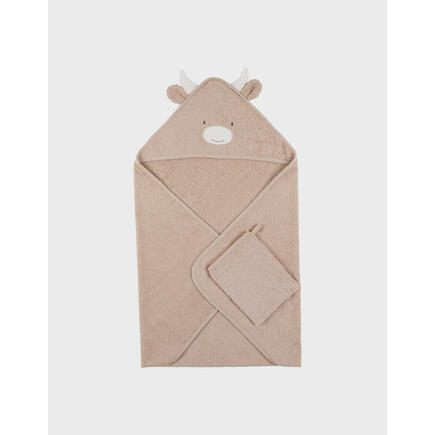 F&O Cape de bain Fluffy - Beige NOUKIE 'S