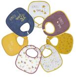 Lot de 7 bavoirs 1er âge Little Flower Multicolore