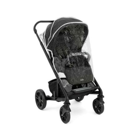 Poussette DUO Chrome + Coque I-Snug 2 + Adaptateurs + Habillage pluie Shale JOIE - 7