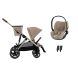 Poussette Duo Gazelle S + Cloud T Plus Almond Beige