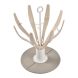 Egoutte biberons pliable Flower - Argile