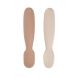 Lot 2 pré-cuillères d'apprentissage silicone Praline Argile