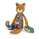 Grande peluche d'activités Léopard Taigo Caramel
