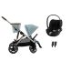 Poussette Duo Gazelle S TPE + Cloud T Stormy Blue 