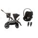 Poussette Duo Gazelle S + Cloud G3 I-size Chocolate Brown 