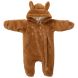 Combi pilote lapin fausse fourrure Angora 3-6m - Havane