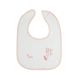 Bavoirs 1er âge X6 - Blanc Rose