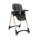 Chaise haute Tummy Time Noir