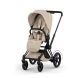 Poussette e-Priam 3 Style Matt Black Cozy Beige