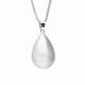 Bola forme goutte effet brossé - Argent Gris