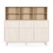 Étagère commode 3 tiroirs 3 portes Kyo Honey Ash