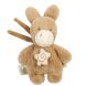 Mini peluche musicale éléphant Loulou 20cm Caramel clair