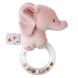 Anneau de dentition hochet Eléphant Fanfan - Rose