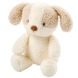 Peluche Bébé Chien Teddy Bouclette 24cm - Blanc