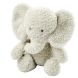 Peluche Bébé Eléphant Teddy Bouclette 24cm - Gris