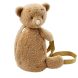 Sac à dos peluche Ours Teddy Bouclette 35cm - Caramel