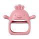 Moufle de dentition silicone - Rose